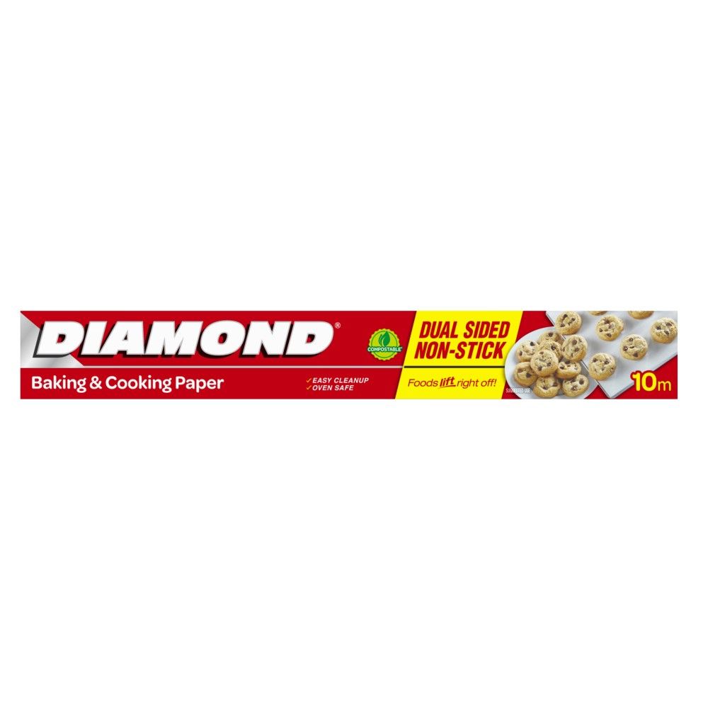 Diamond Non-Stick Baking & Cooking Paper, 10M