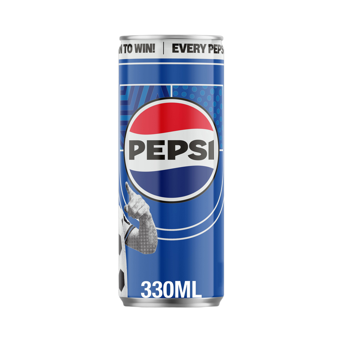Pepsi Cola Soft Drink Can, 330ml