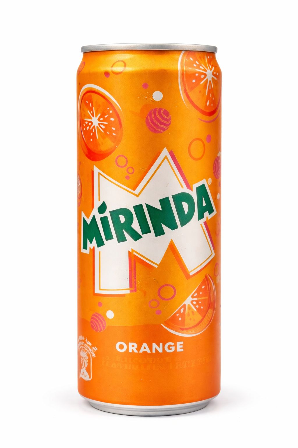 Mirinda Orange Soft Drink Can, 330ml
