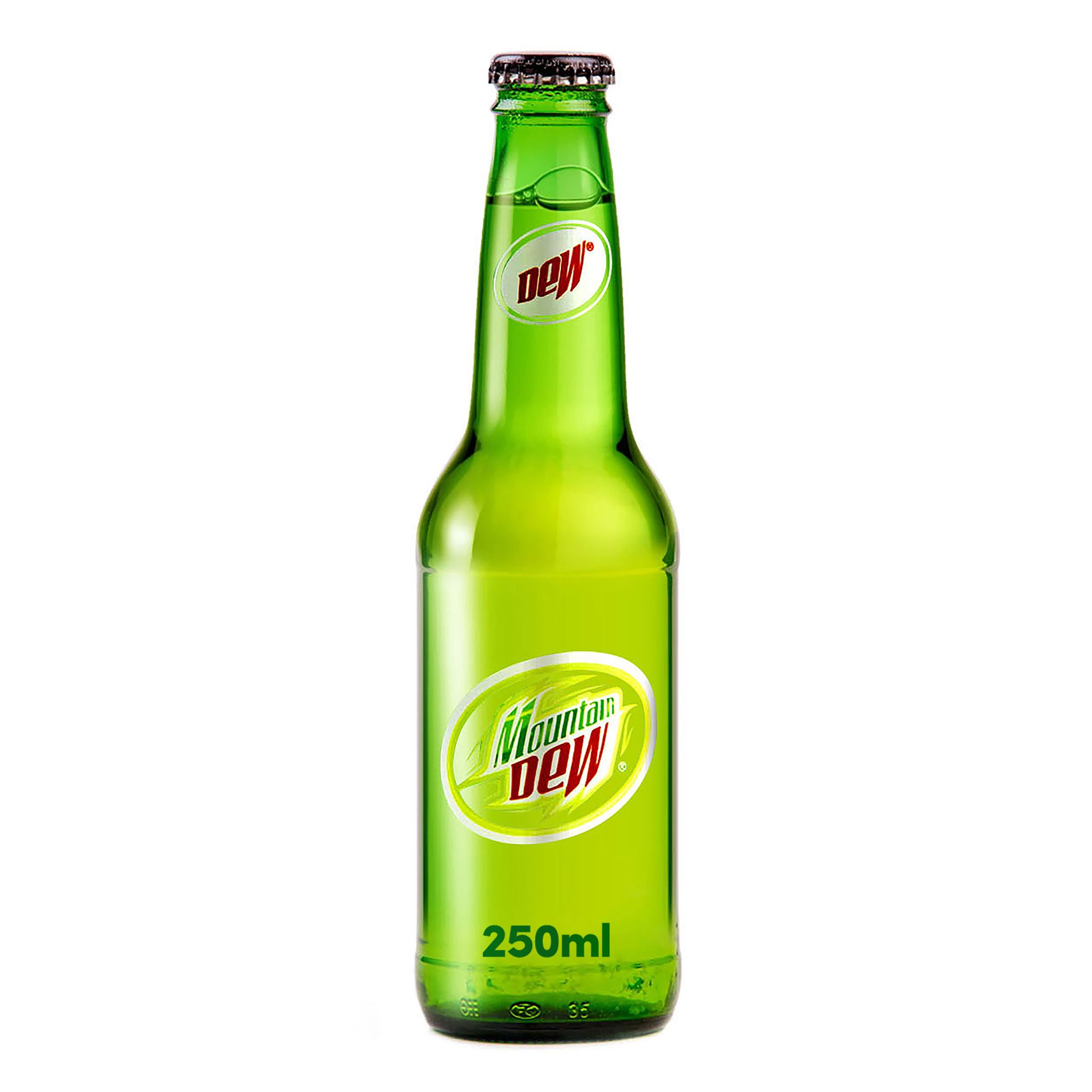 Mountain Dew Soft Drink Glass Bottle, 250ml