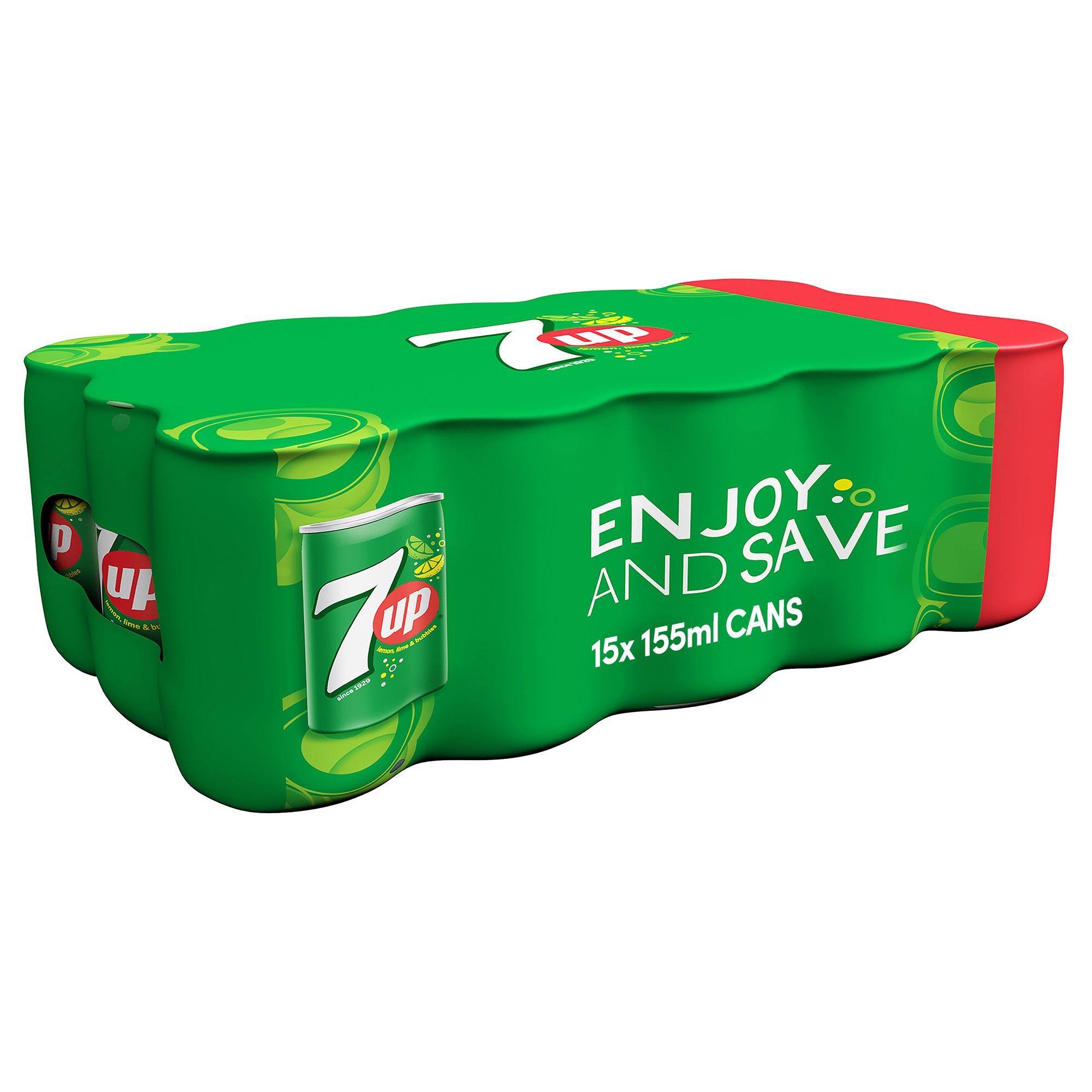 7UP Soft Drink, 15x155ml