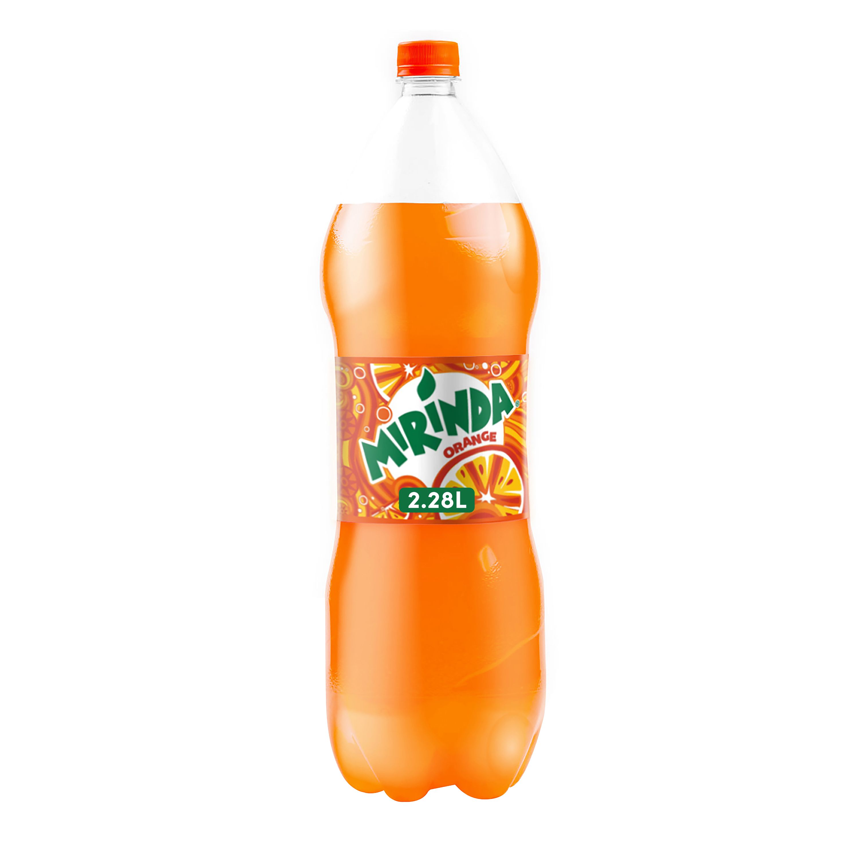 Mirinda Orange Soft Drink Bottle, 2.28L