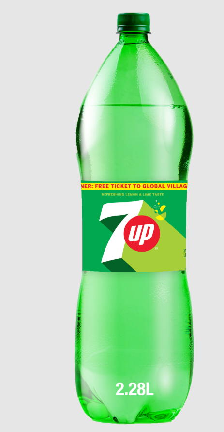7UP Bottle, 2.28L