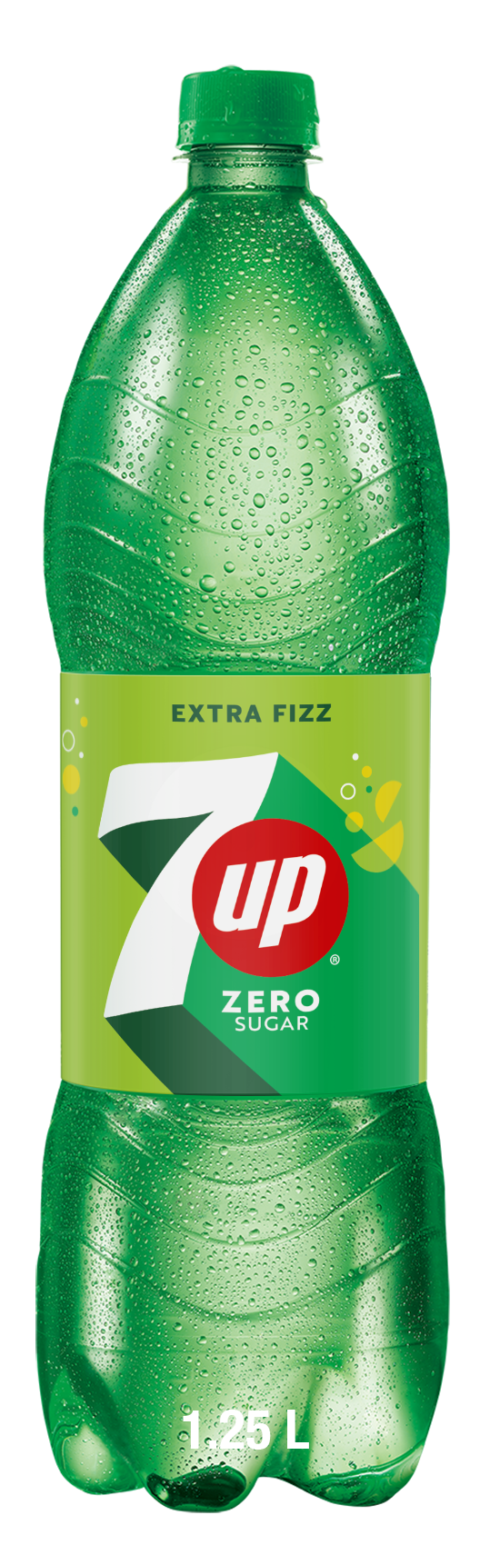 7UP Zero Sugar Soft Drink, 1.25L