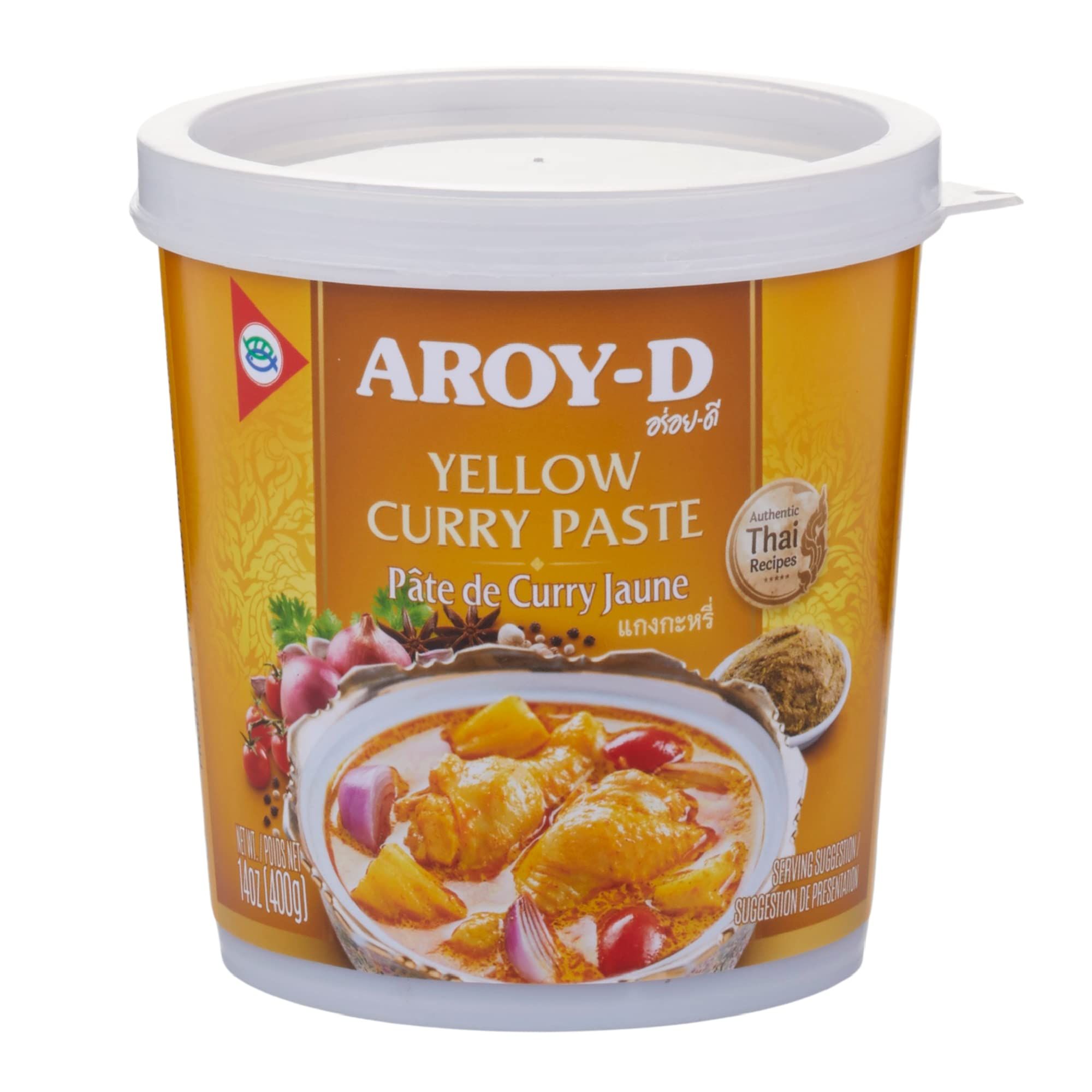 AROY-D YELLOW CURRY PASTE 14 OZ