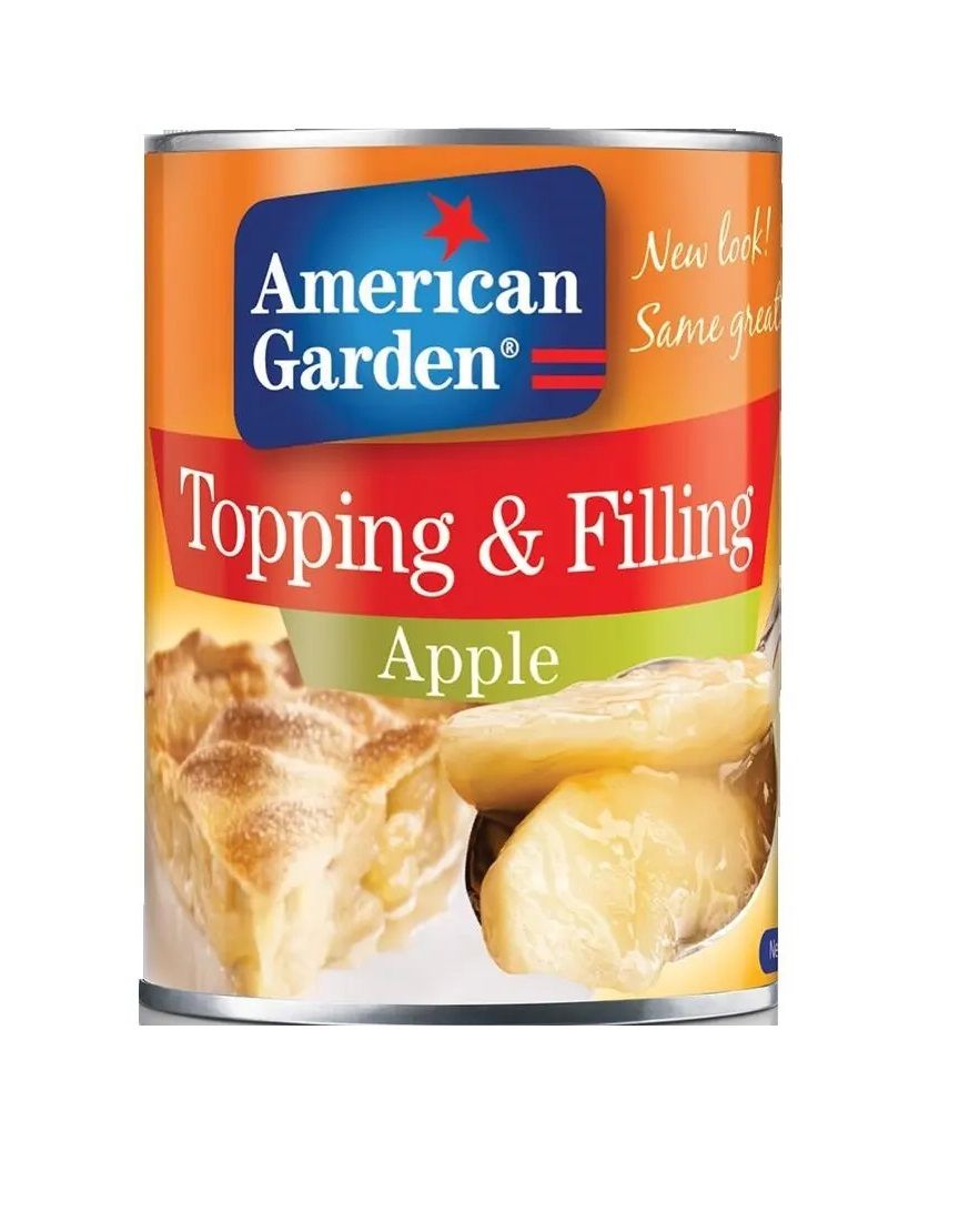 American Garden Apple Topping & Filling, No Artificial Colors or Flavors, 567g