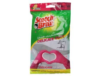 Scotch Brite Delicate Duty Small Household Gloves 1 Pair