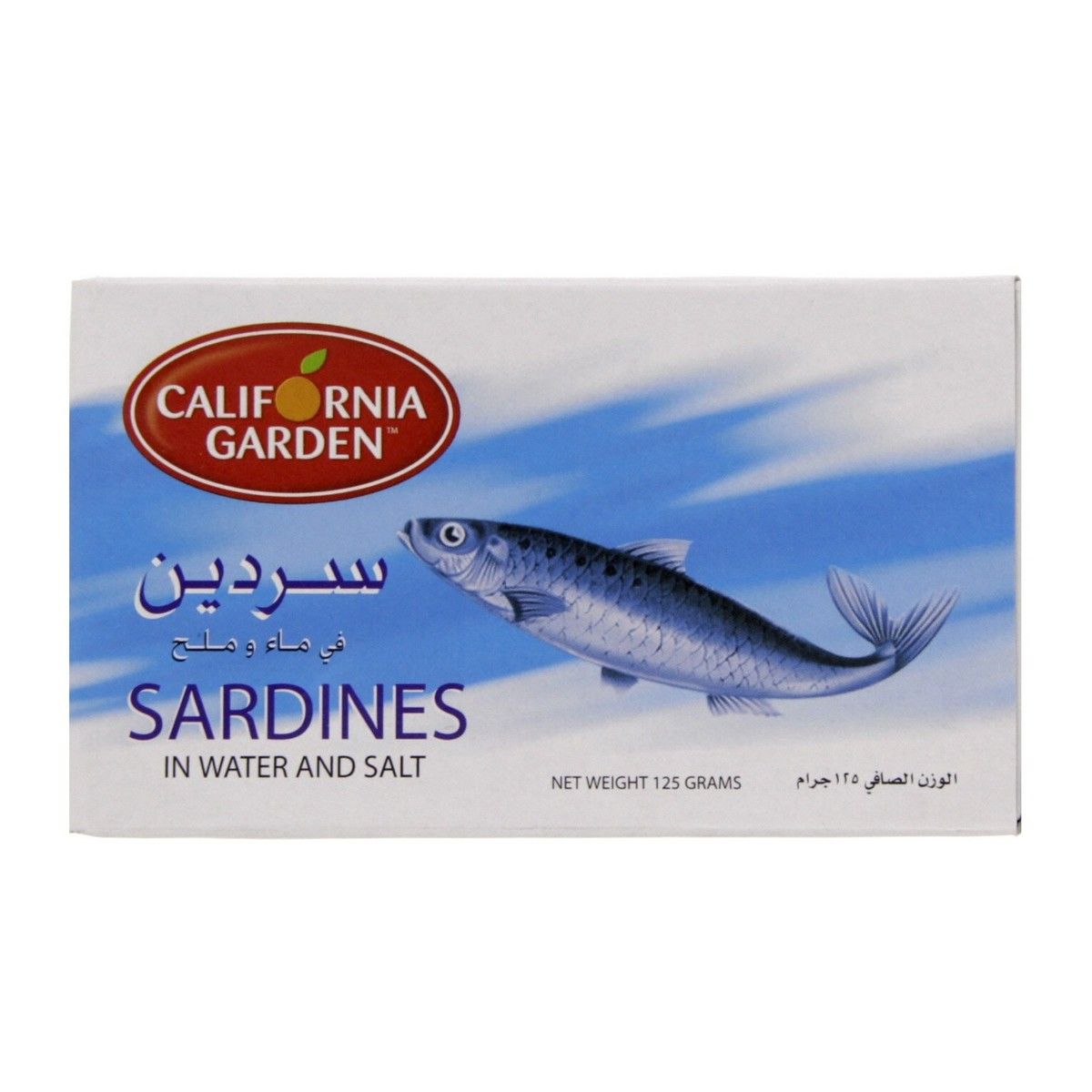 C/G SARDINES IN WATER AND SALT 125GM