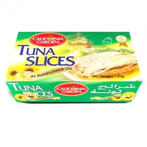 California Tuna Slices In Sunflower Oil 120 g