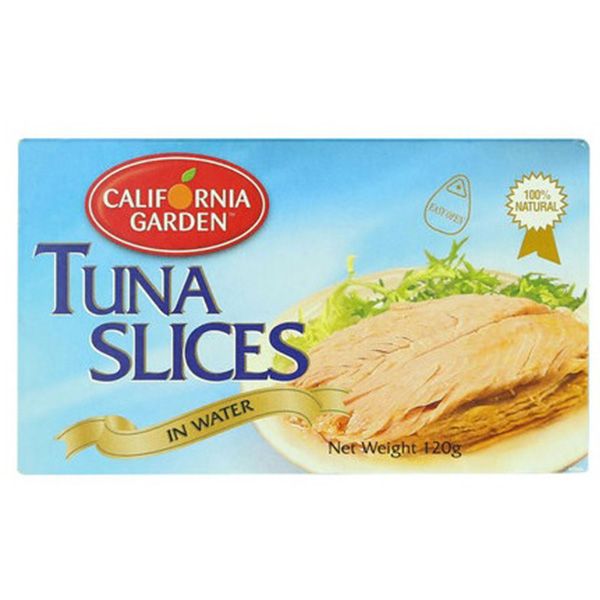 California Garden Tuna Slices In Water, 120g