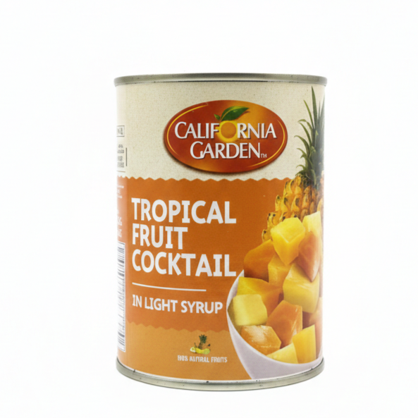 California Garden Canned Tropical Fruit Cocktail In Light Syrup, 565g