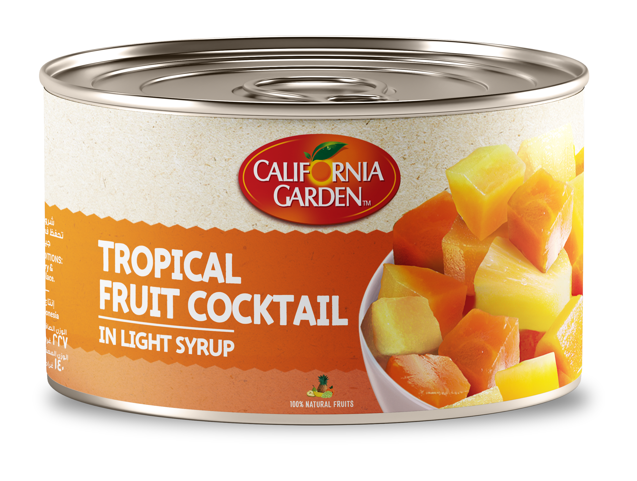California Garden Trop Fruit Cocktail Light Syrup 227Gm
