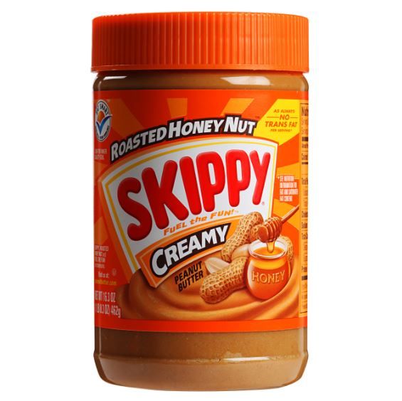 Skippy Creamy Roasted Honey Peanut Butter 16.3 Oz