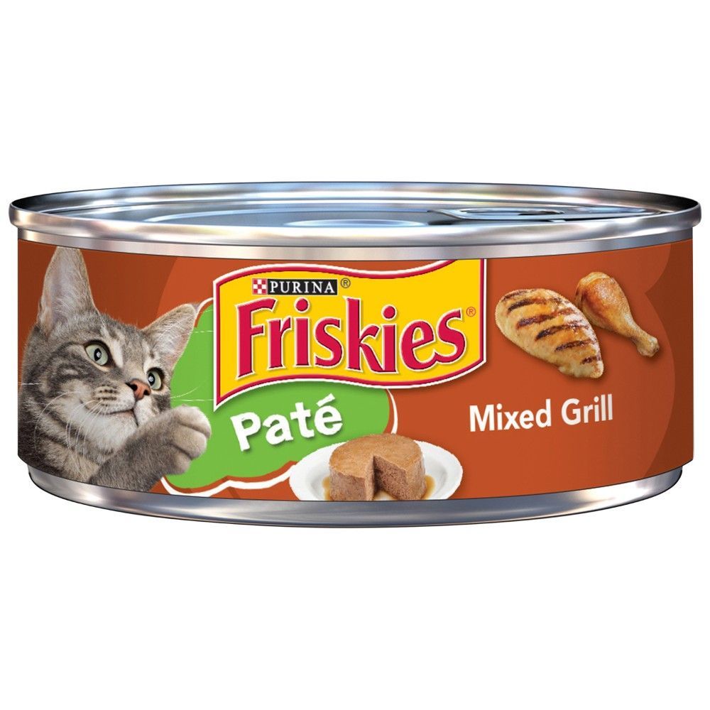 Friskies Pate Mixed Grill Cat Food, 156g