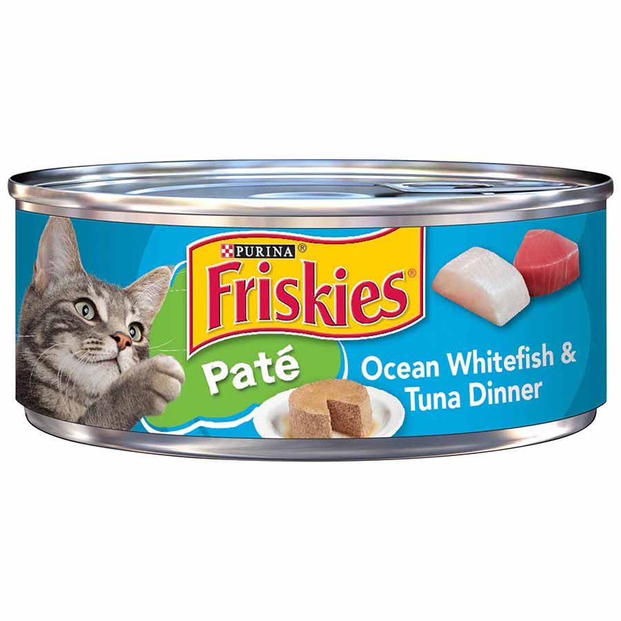 Friskies Pate White Fish & Tuna 156G