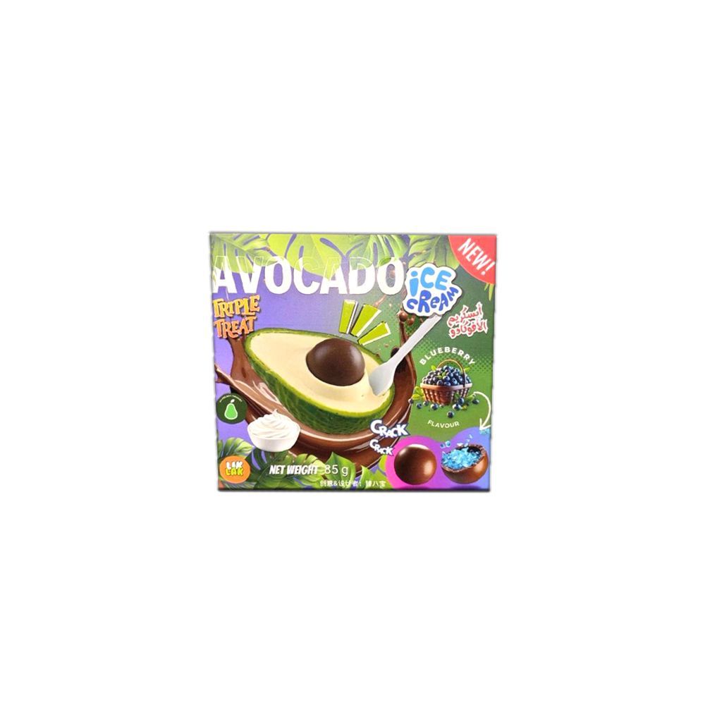 Triple Treat Avocado Blueberry Ice Cream, 85ml