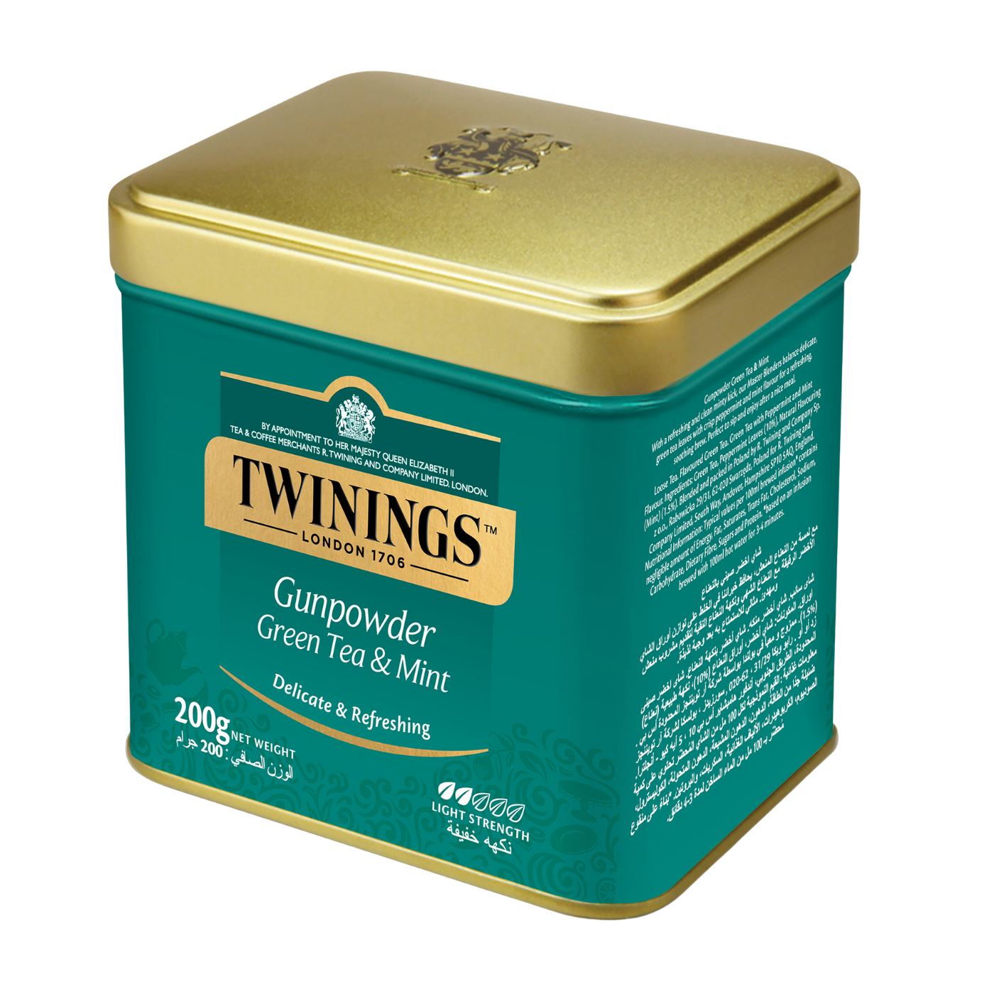 Twinings Gunpowder Green Tea & Mint Tin, 200g