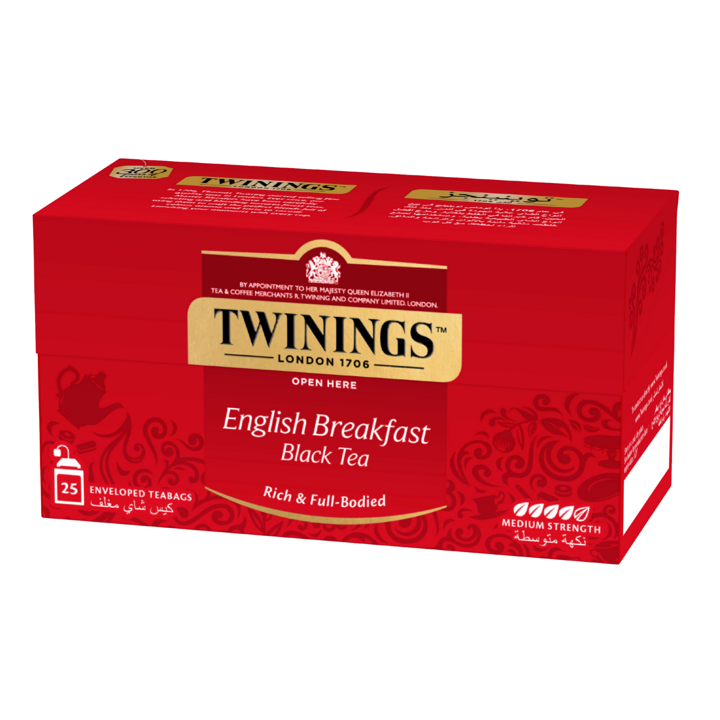 Twinings English Breakfast Tea Bags, 25 Bags