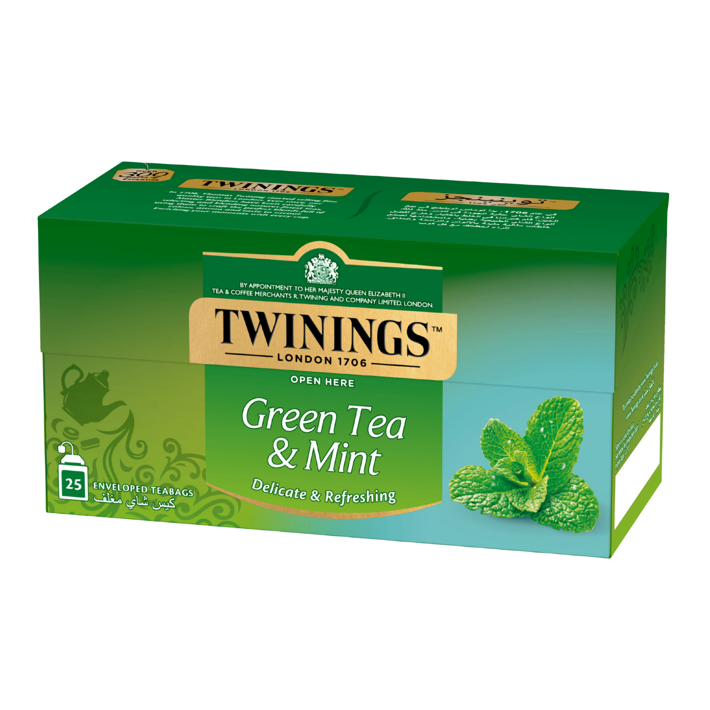 Twinings Green Tea With Mint 25 Bags