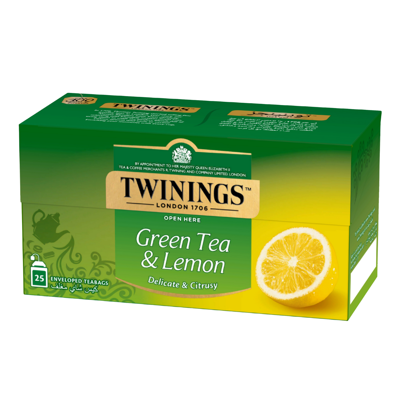 Twinings Green Tea & Lemon, 25 Tea Bags