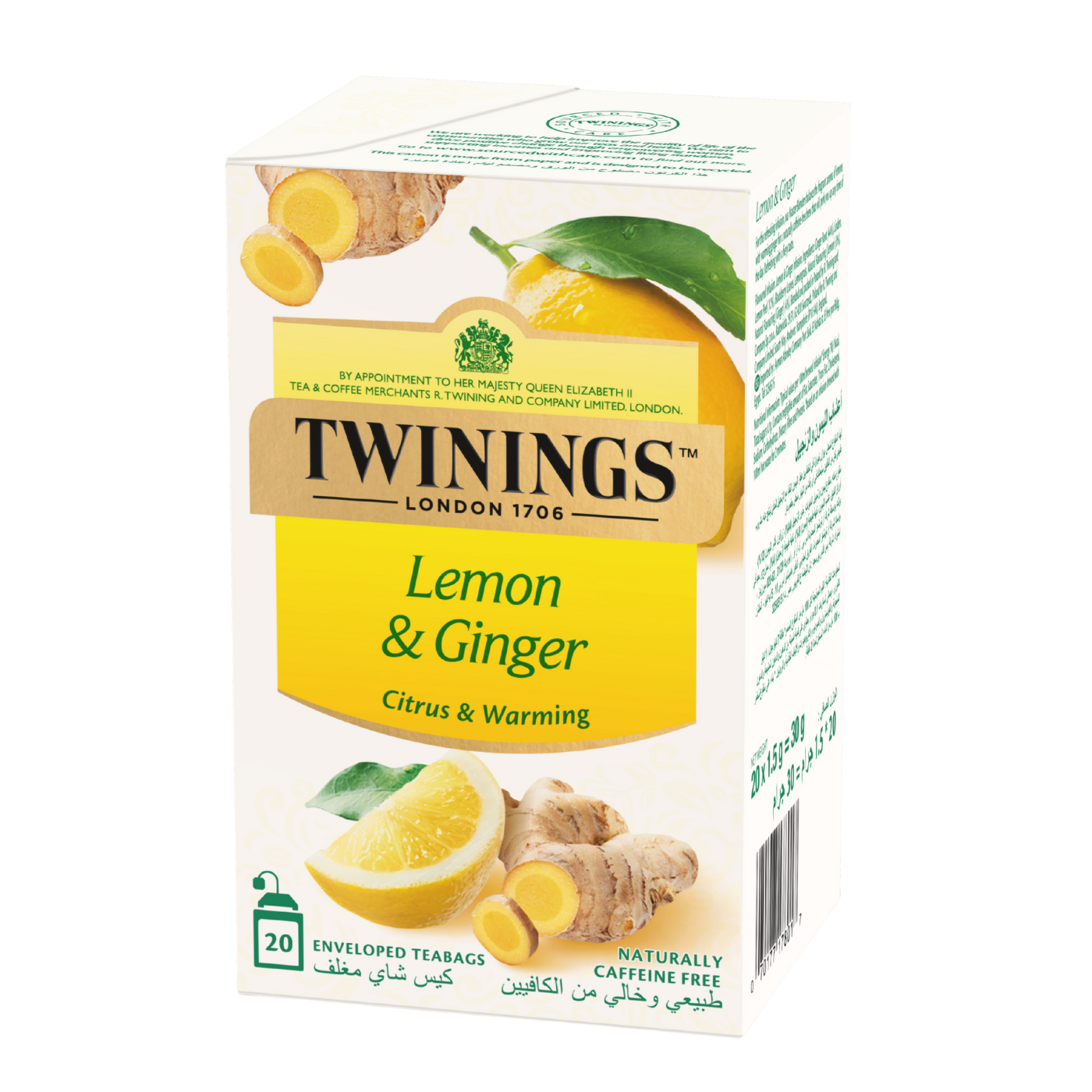 Twinings Infusion Lemon & Ginger Tea Bags, 20 Bags