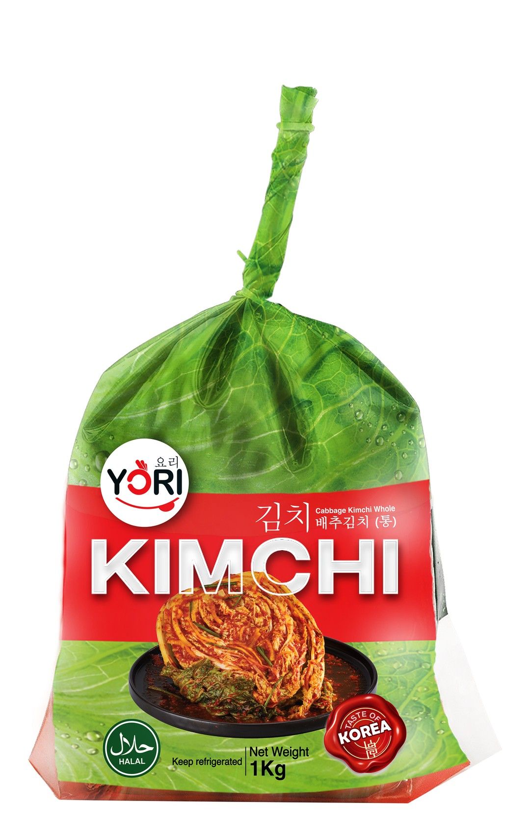 Yori Whole Cabbage Kimchi, 1kg