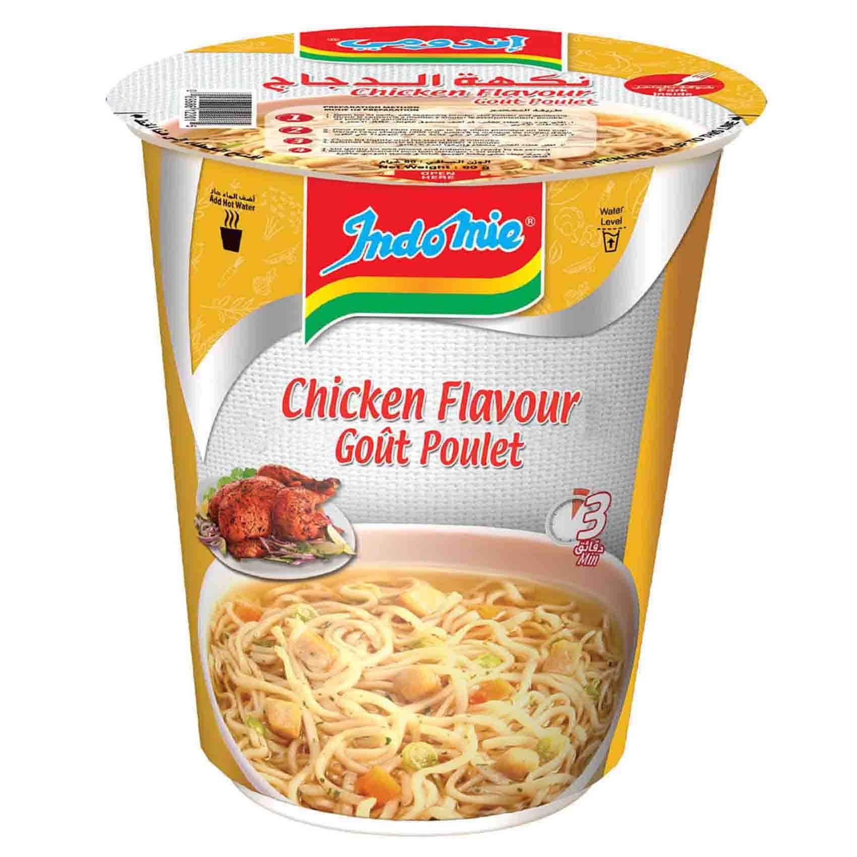 Indomie Chicken Flavor Cup Noodles, 60g