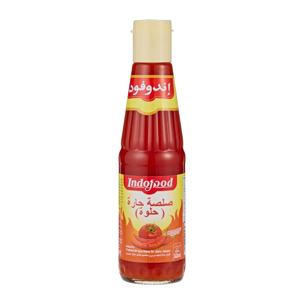 Indofood Hot & Sweet Chilly Sauce, 340ml