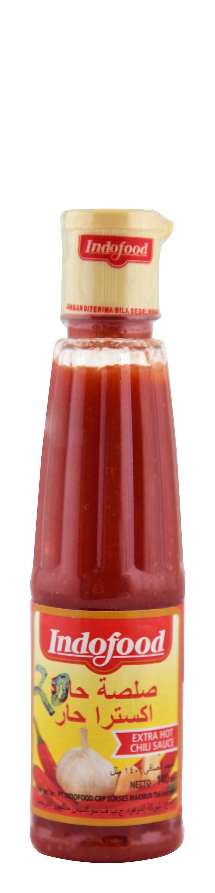 Indofood Extra Hot Chili Sauce 140 ml