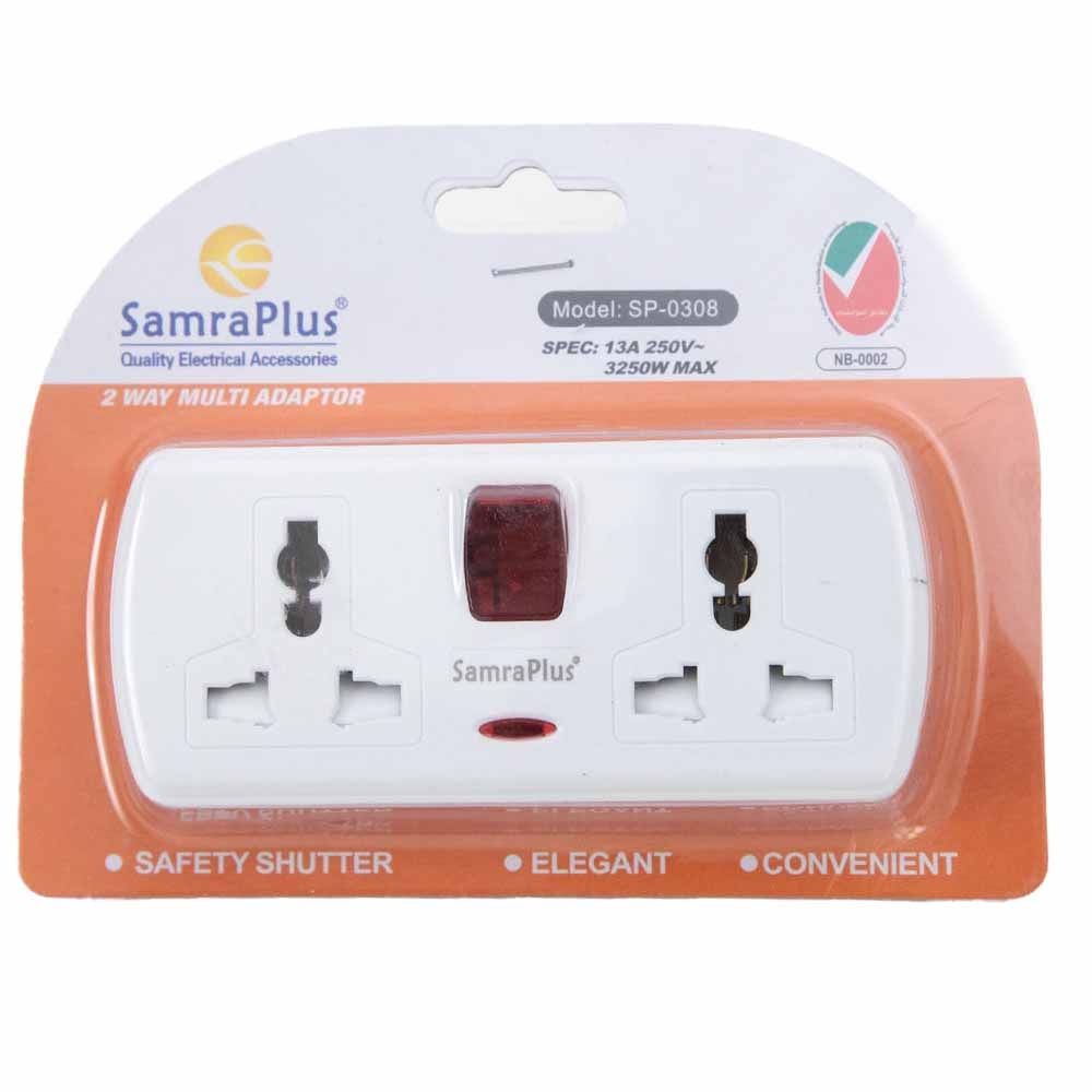Samra Plus Multiway Pdaptor 6 Way Adaptor
