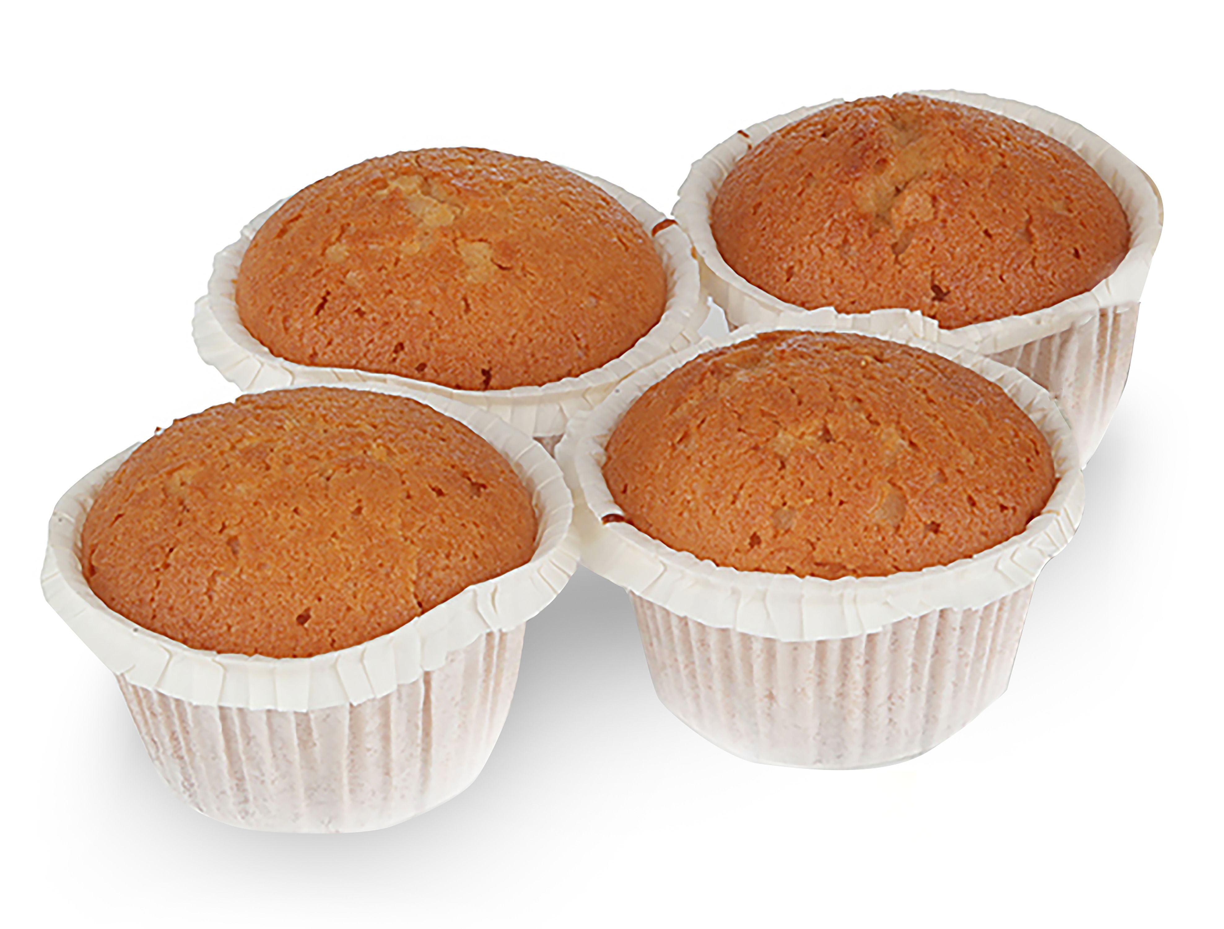 Freshly Baked Vanilla Muffins, 4 Pieces