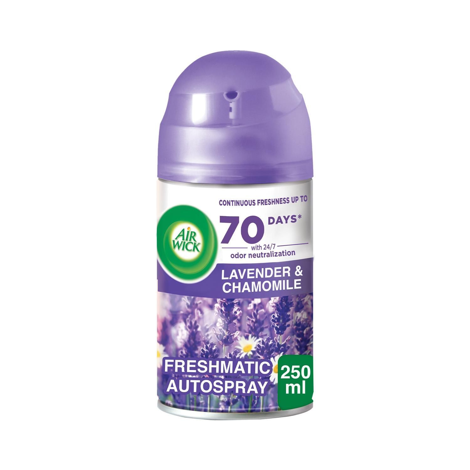 Air Wick Automatic Lavender & Chamomile Scent Air Freshener Spray Refill, 250ml