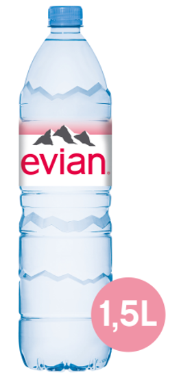 Evian Natural Mineral Water 1.5 L