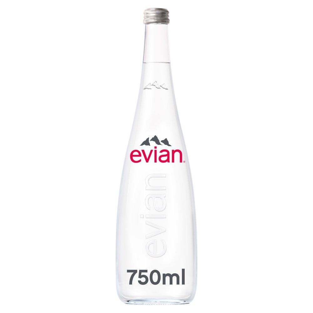 Evian Natural Mineral Water, 750ml
