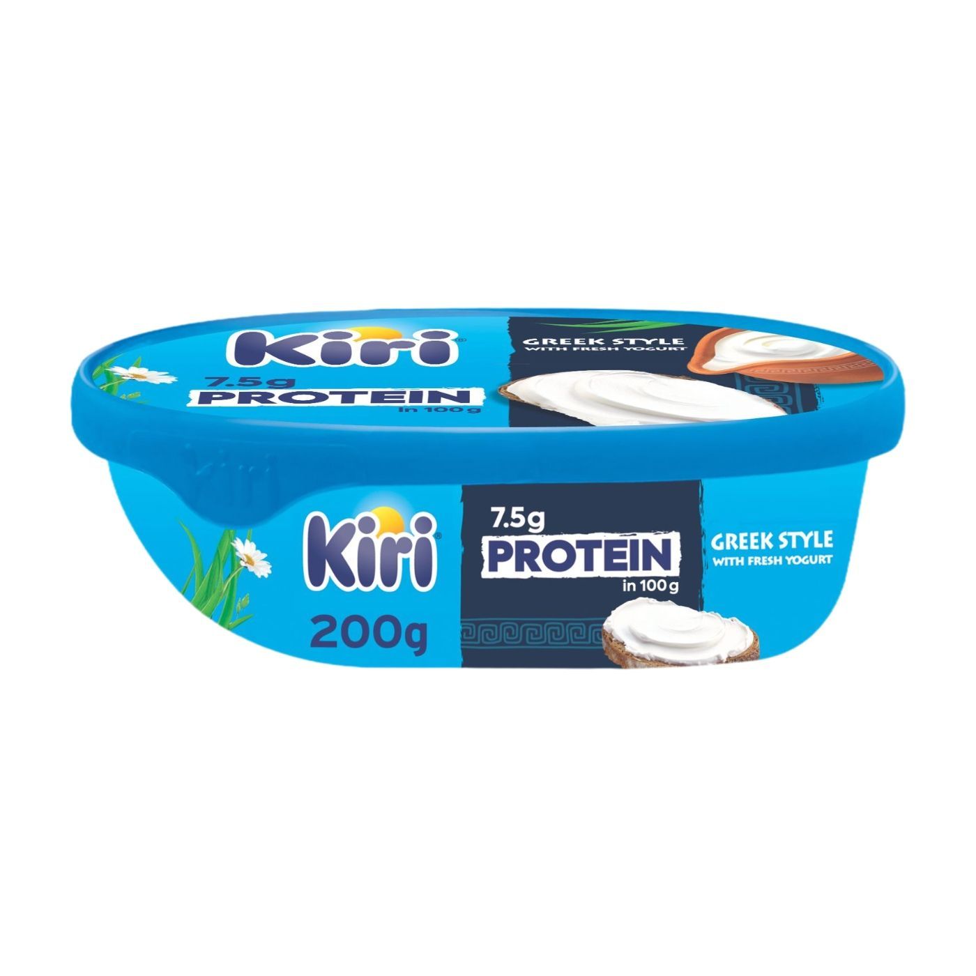 Kiri Greek Style Cream Cheese Spread Tub, 200g