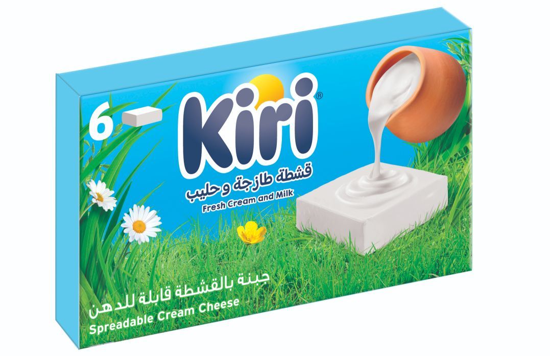 Kiri Spreadable Cream Cheese Squares (6 Portions), 100g
