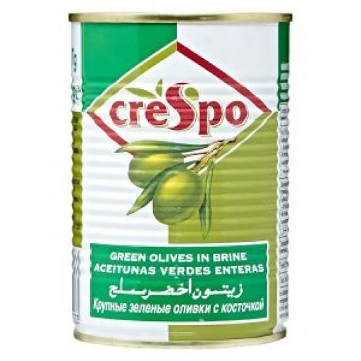 CRESPO GREEN OLIVES IN BARINE 225 GM