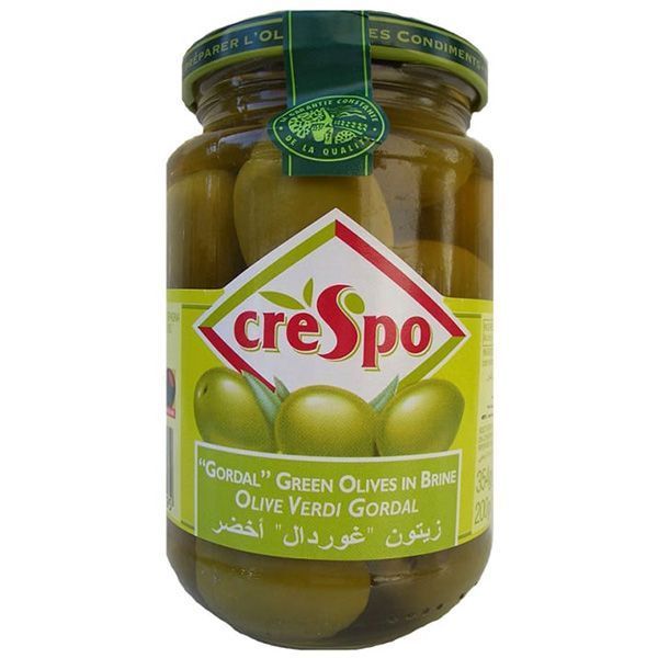 Crespo Green Olives in Brine, 200g