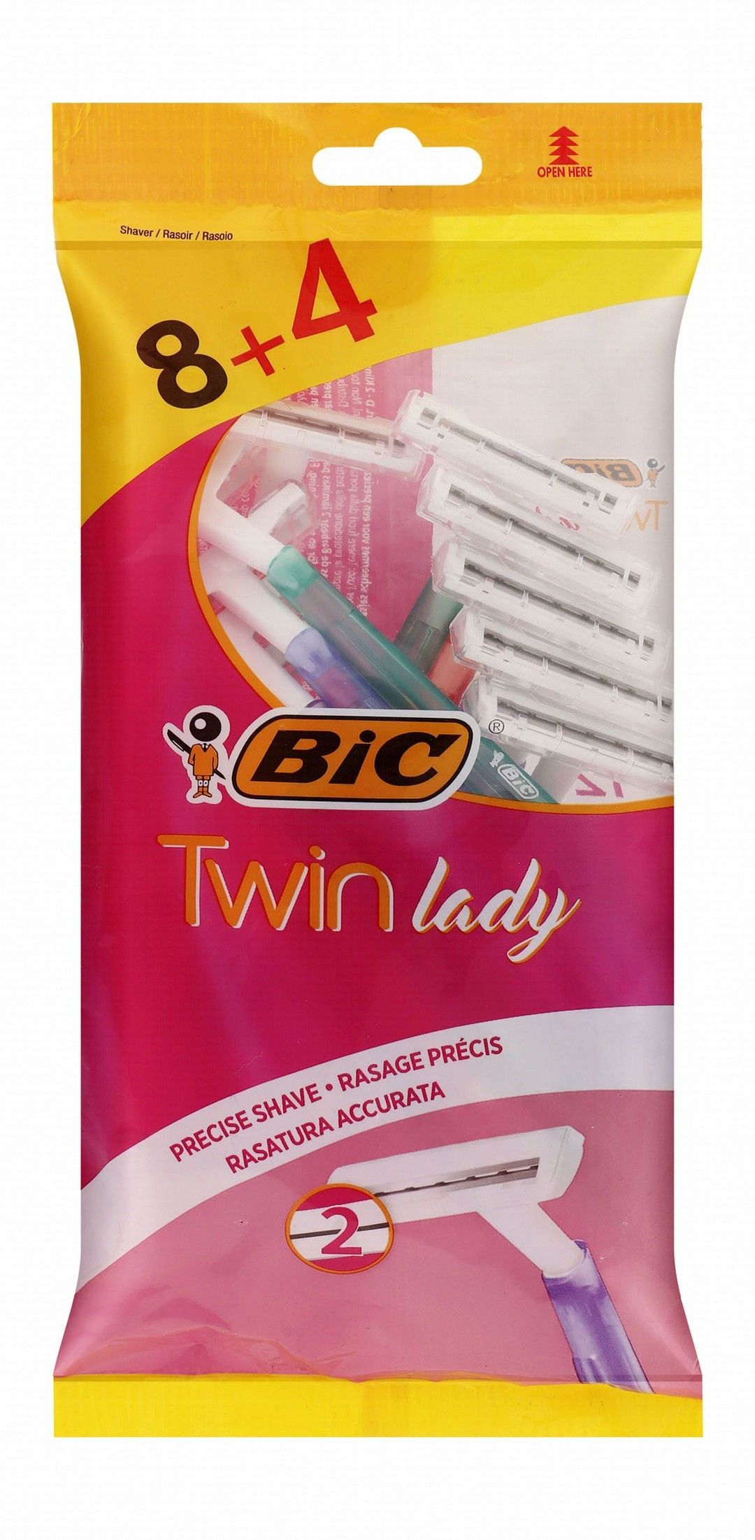 BiC Twin Lady Sensitive Razors, 12 Pieces