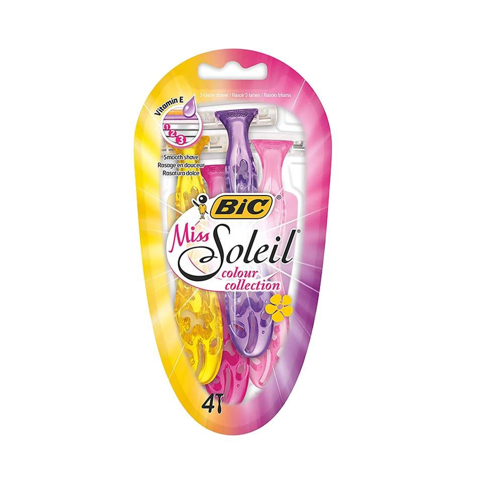 BIC Miss Soleil Disposable Women's Razors, 4 Razors