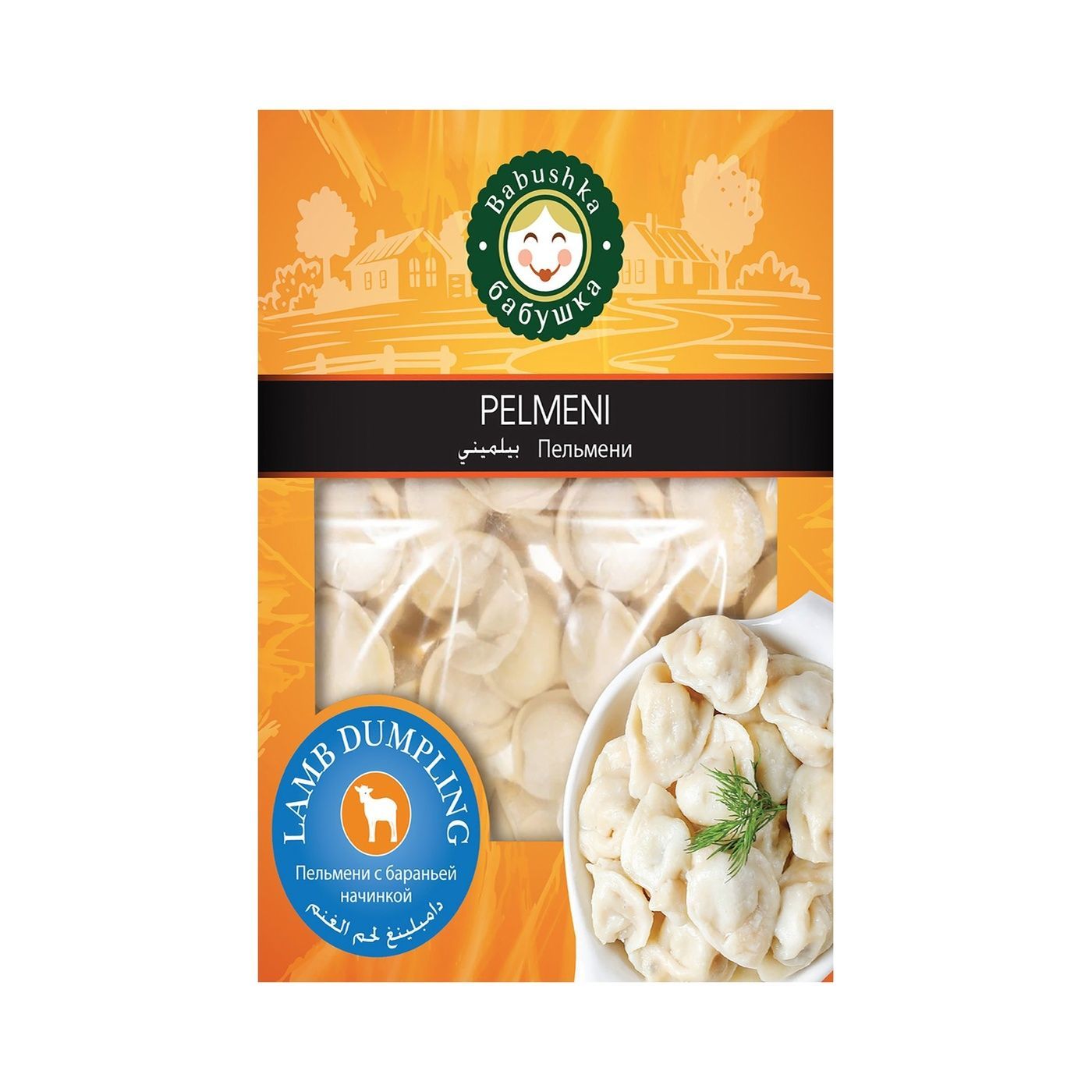 Babusha Frozen Pelmeni Lamb Dumpling, 400g