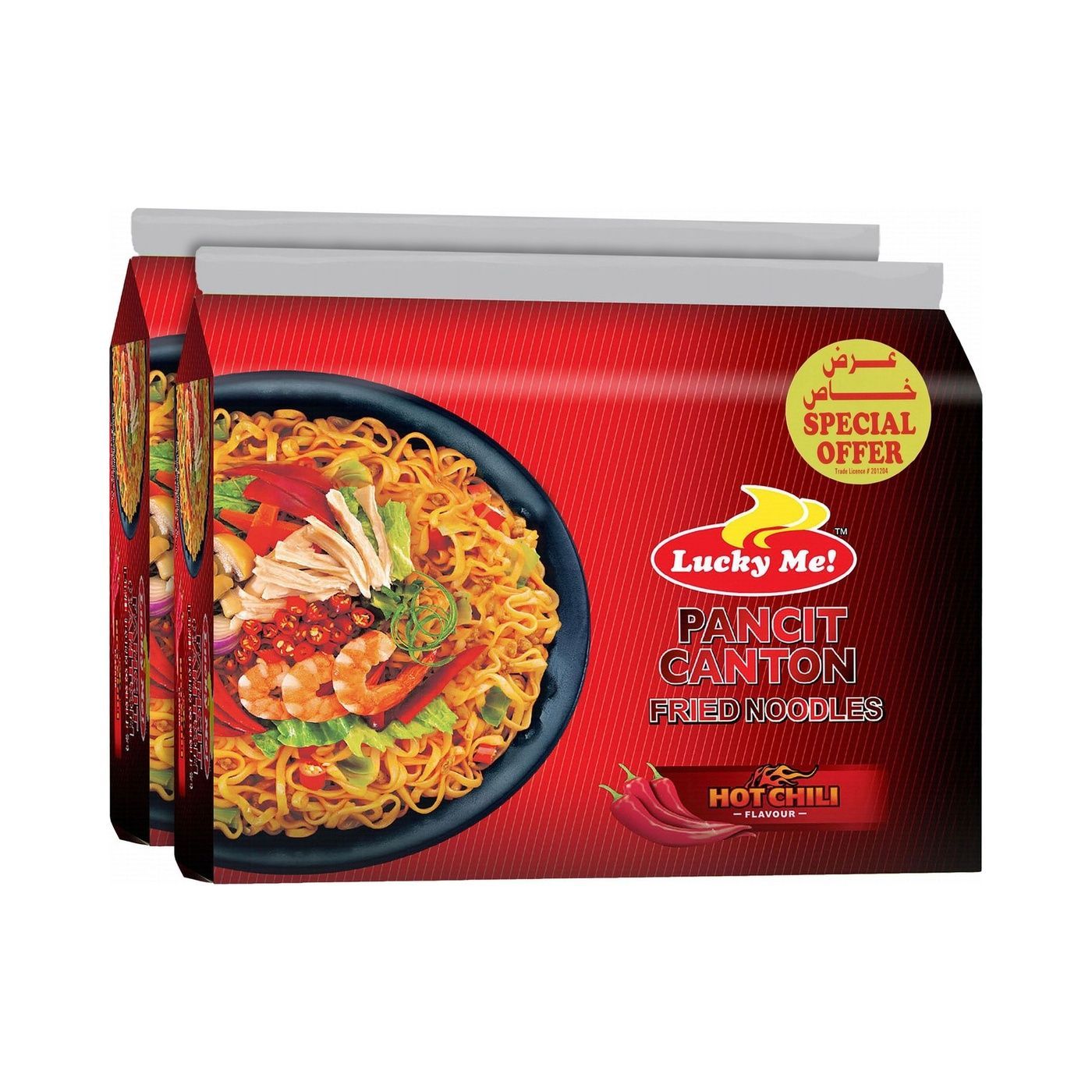 Lucky Me! Pancit Canton Hot Chili (2X6X60G]