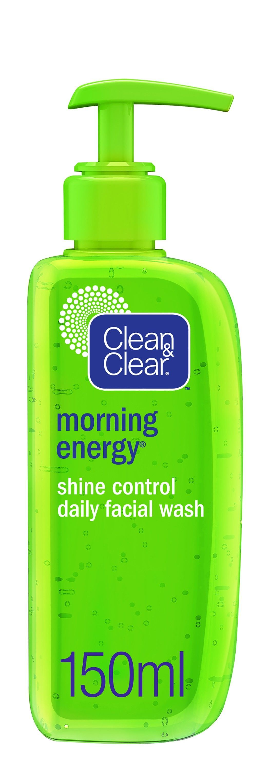 Clean & Clear Morning Energy Shine Control Daily Facial Wash, 150ml