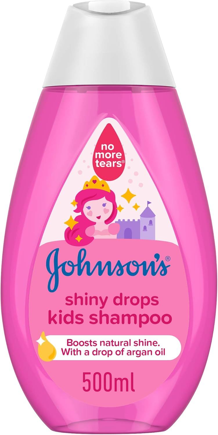 Johnson's Shiny Drops Kids Shampoo No More Tears, 500ml