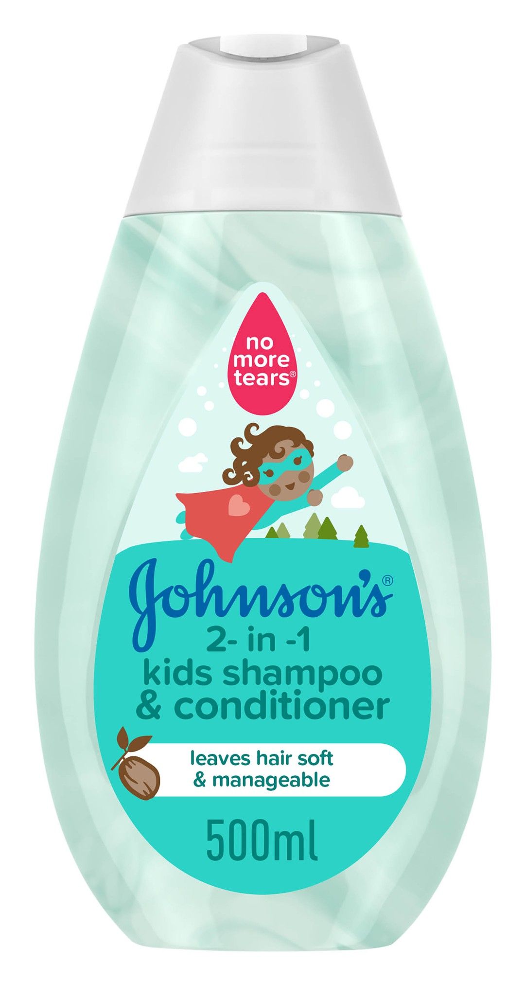 Johnson's 2in1 Kids Shampoo & Conditioner, 500ml