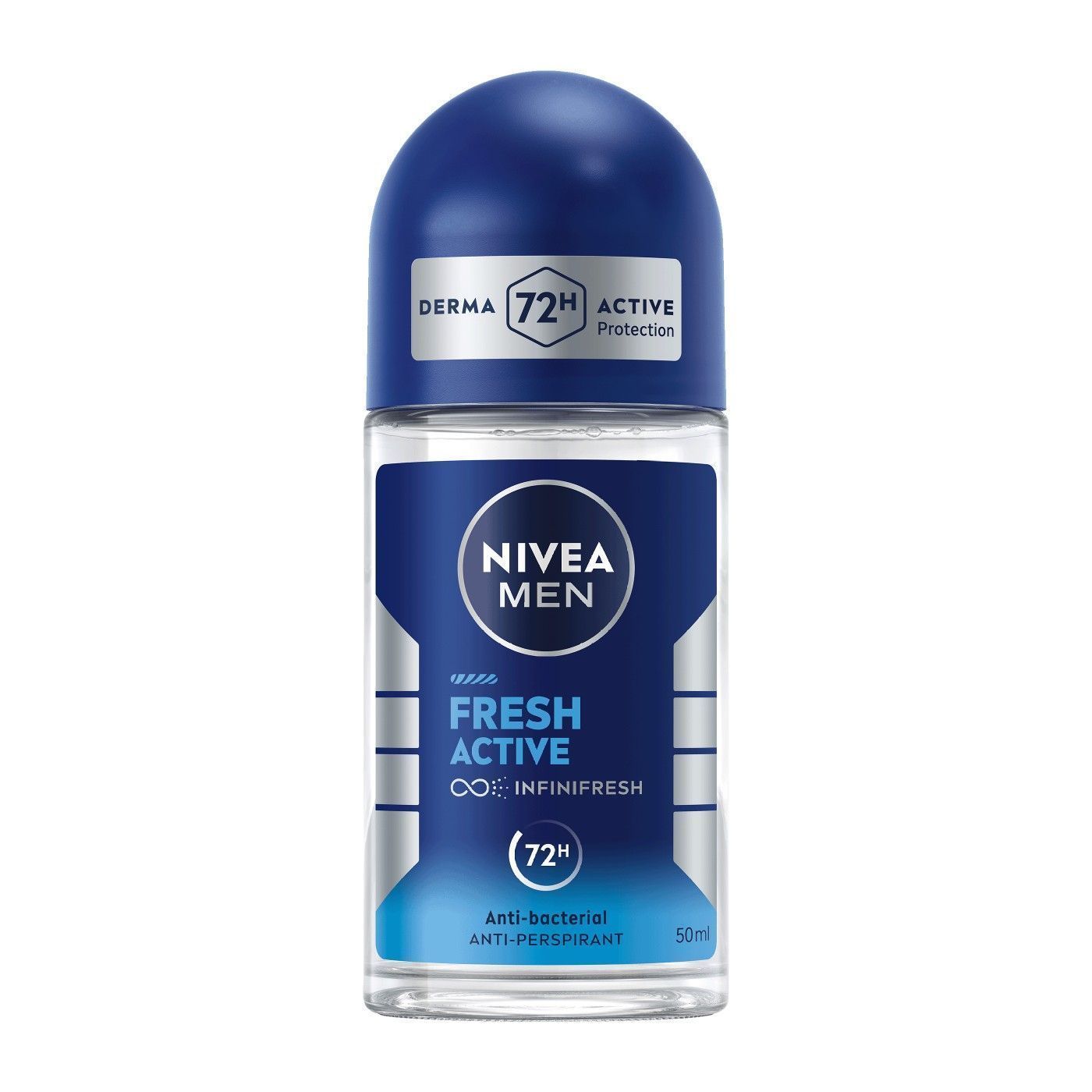 Nivea Men Anti-Perspirant Fresh Active Deodorant Roll-On, 50ml