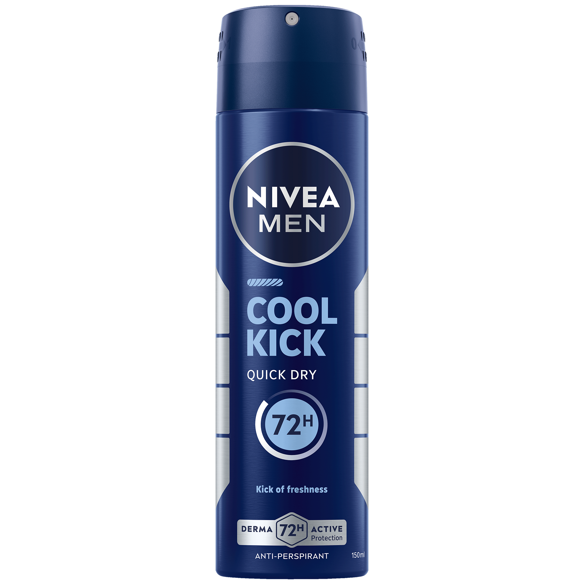 Nivea Men 48h Protection Cool Kick Fresh Scent Deodorant Spray for Men, 150ml
