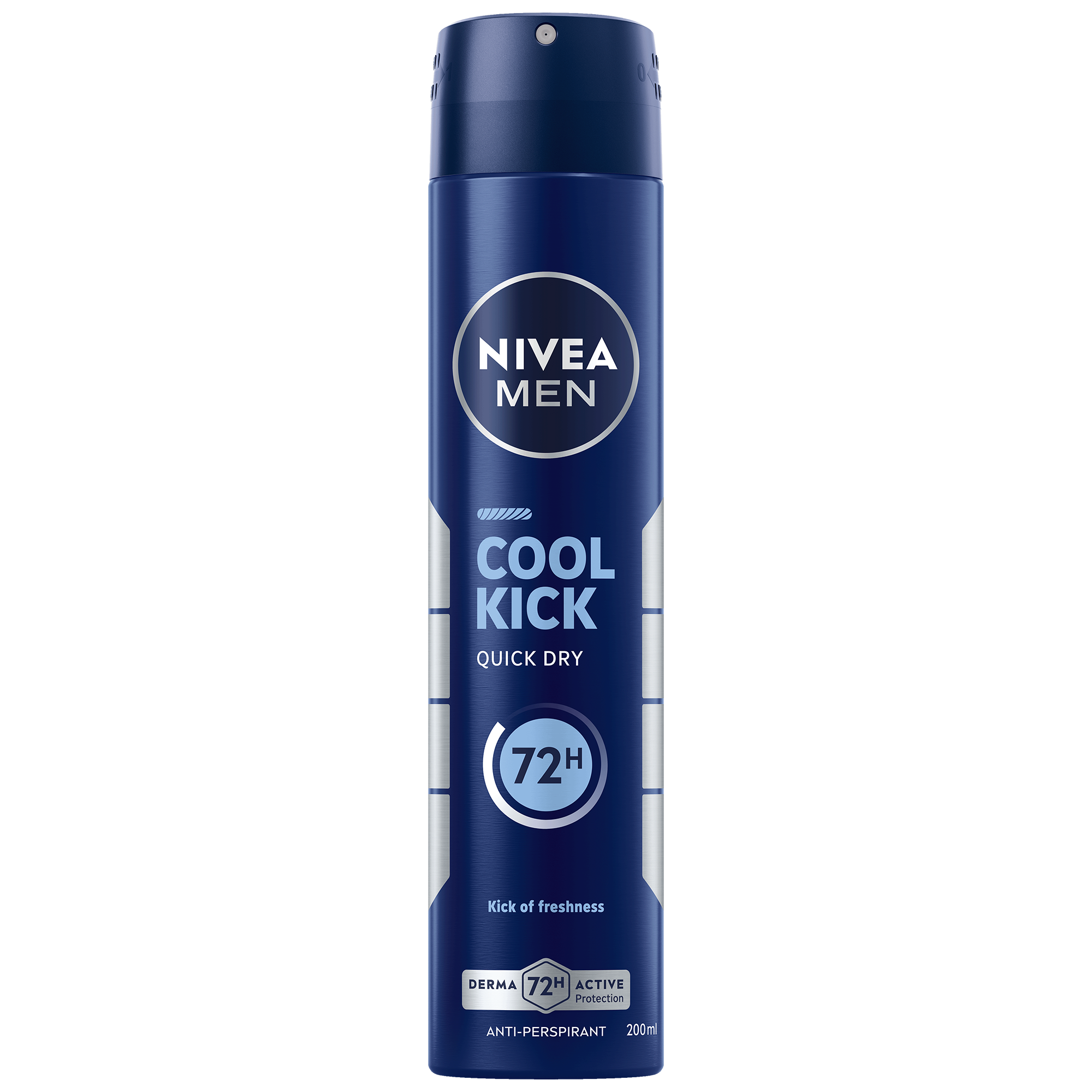 NIVEA Men Cool Kick 48H Antiperspirant Quick Dry Deodorant Spray, 200ml