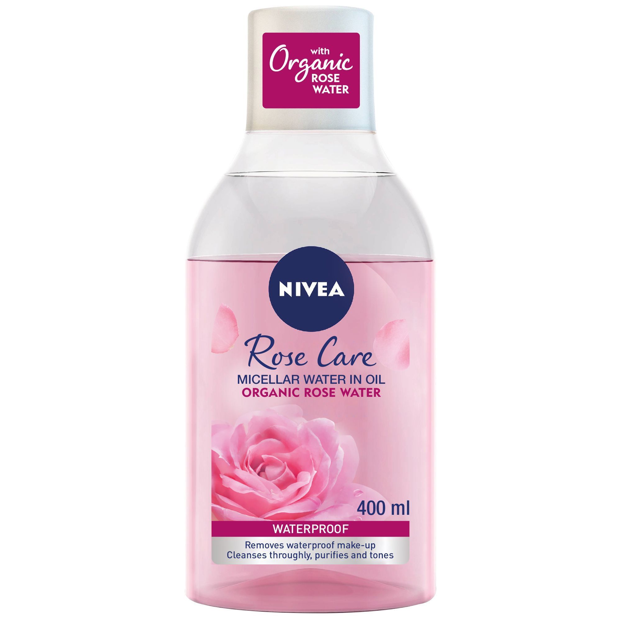 Nivea Rose Care Face Micellar Water in Oil Makeup Remover, 400ml