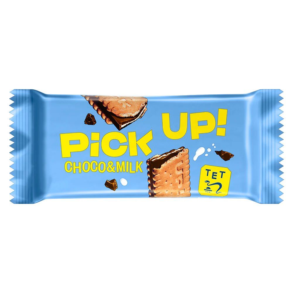 Bahlsen Pick Up! Chocolate & Milk Biscuit, 28g